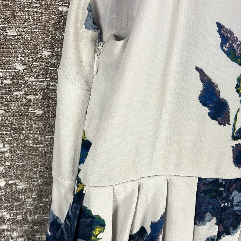 Free People OB420184 Cloud Combo Floral Flutter By Pleated‎ Mini Dress Size 4